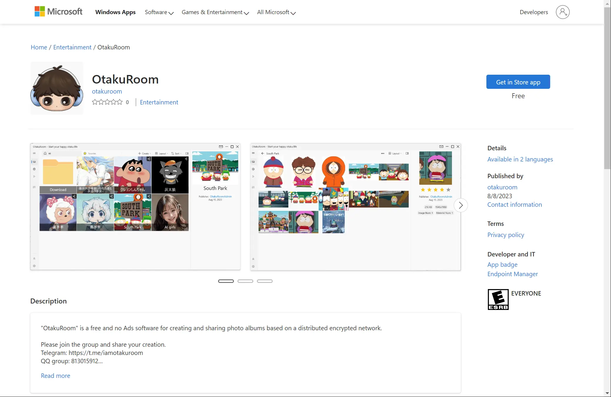 Download OtakuRoom from Microsoft Store illustration